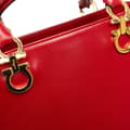 Pikkukuva 9 / 10: Pre-owned Ferragamo Leather Gancini Satchel Red