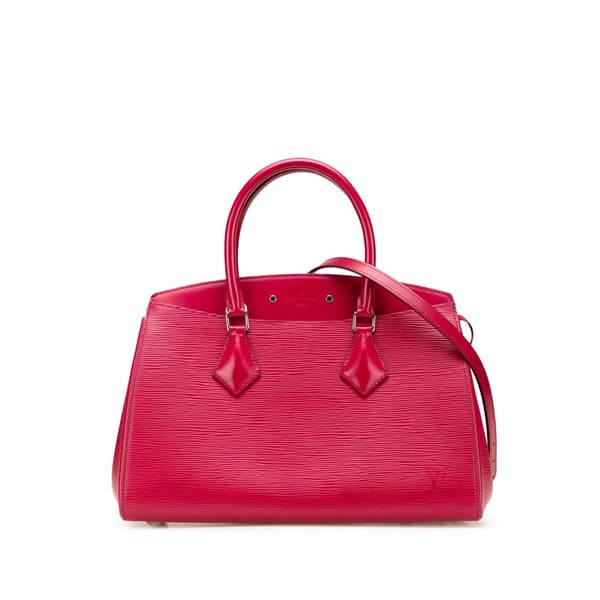 Pre-owned Louis Vuitton Epi Soufflot MM Pink