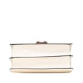 Miniatyrbilde 3 av 10: Pre-owned Gucci Medium Leather Bamboo Dionysus Web Satchel White