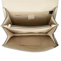 Miniatyrbilde 4 av 10: Pre-owned Gucci Medium Leather Bamboo Dionysus Web Satchel White