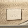 Miniatyrbilde 5 av 10: Pre-owned Gucci Medium Leather Bamboo Dionysus Web Satchel White