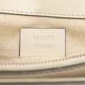 Miniatyrbilde 6 av 10: Pre-owned Gucci Medium Leather Bamboo Dionysus Web Satchel White