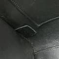 Miniatyrbild 8 av 10: Pre-owned Celine Nano Tricolor Nubuck and Calfskin Luggage Tote Brown