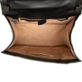 Miniatyrbild 4 av 10: Pre-owned Gucci Medium Leather Sylvie Top Handle Bag Black