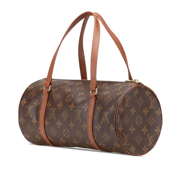 Pre-owned Louis Vuitton Monogram Papillon 30 Brown