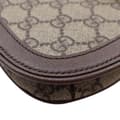 Miniatyrbild 7 av 10: Pre-owned Gucci Small GG Supreme Blondie Chain Satchel Brown