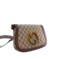 Miniatyrbild 2 av 10: Pre-owned Gucci Small GG Supreme Blondie Chain Satchel Brown