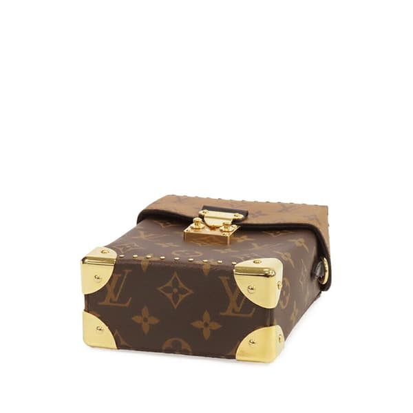 Pre-owned Louis Vuitton Monogram Reverse Camera Box Brown