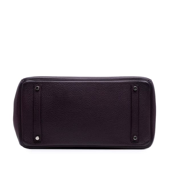 Pre-owned Hermès Togo Birkin Retourne 35 Purple