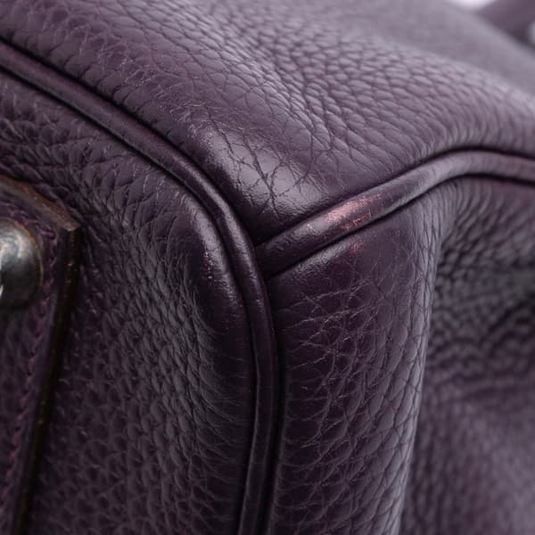 Pre-owned Hermès Togo Birkin Retourne 35 Purple
