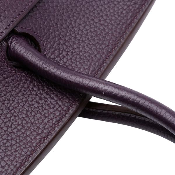 Pre-owned Hermès Togo Birkin Retourne 35 Purple