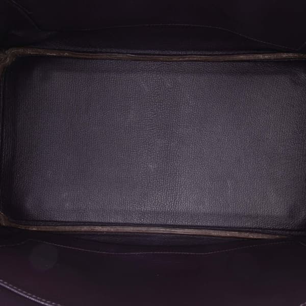 Pre-owned Hermès Togo Birkin Retourne 35 Purple