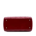 Miniatyrbilde 3 av 10: Pre-owned Dior Medium Patent Cannage Lady Dior Red