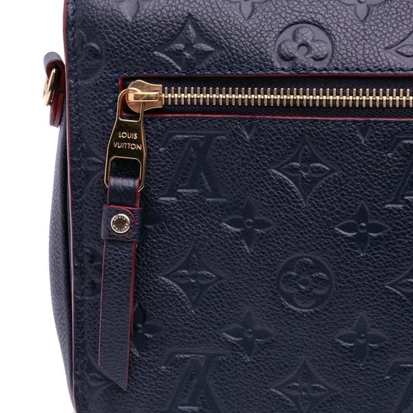 Pre-owned Louis Vuitton Monogram Empreinte Pochette Metis Blue