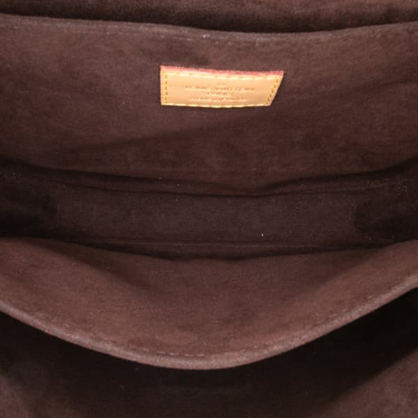 Pre-owned Louis Vuitton Monogram Pochette Metis Brown