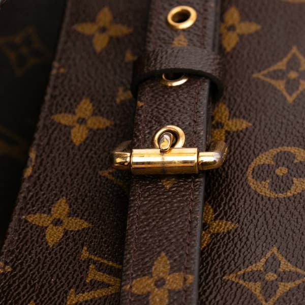Pre-owned Louis Vuitton Monogram Pochette Metis Brown