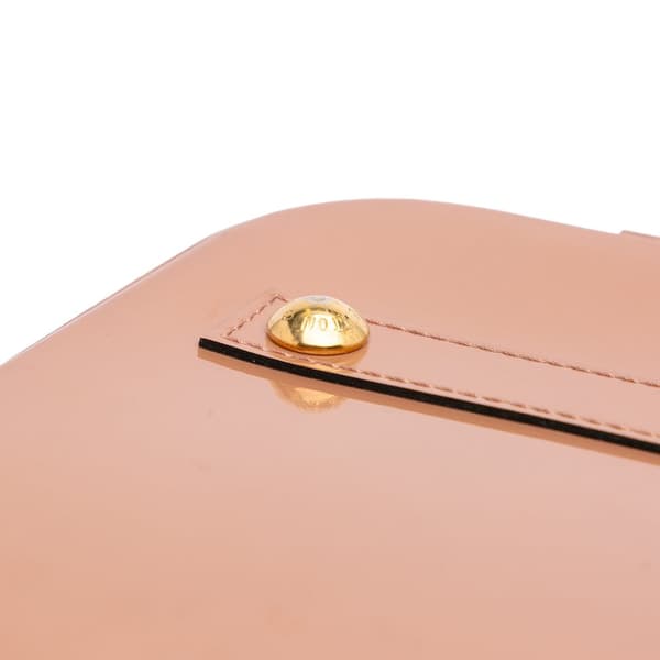 Pre-owned Louis Vuitton Monogram Vernis Alma PM Brown
