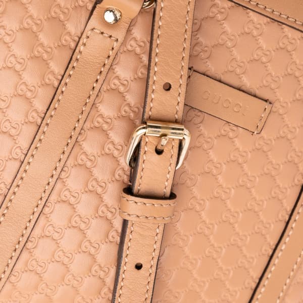 Pre-owned Gucci Mini Microguccissima Dome Satchel Brown