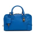 Miniatyrbild 1 av 10: Pre-owned LOEWE Limited Edition Leather Amazona 28 Blue