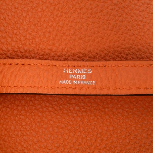 Pre-owned Hermès Togo Kelly II Retourne 32 Orange