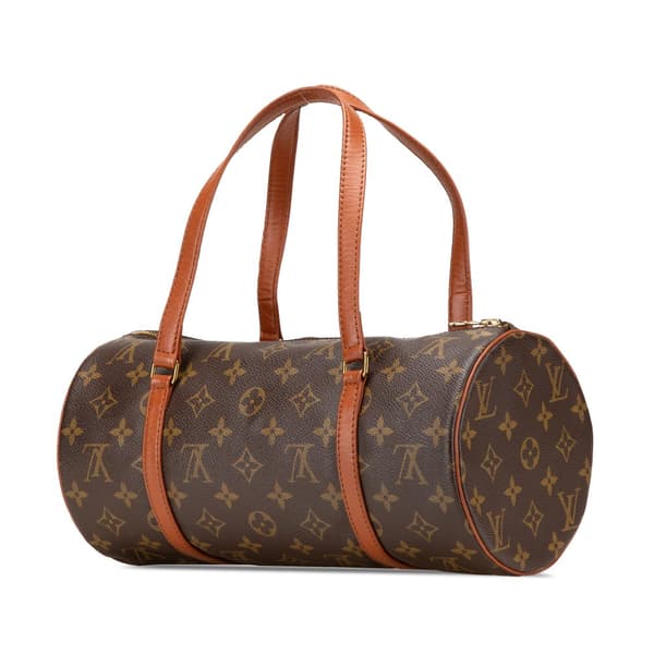 Pre-owned Louis Vuitton Monogram Papillon 30 Brown