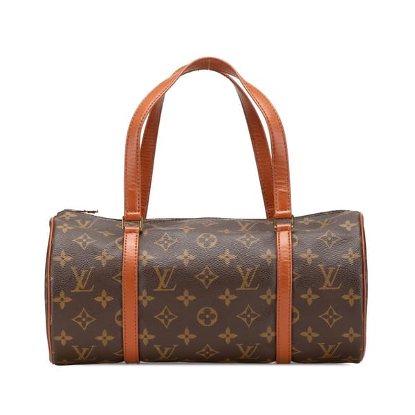Pre-owned Louis Vuitton Monogram Papillon 30 Brown