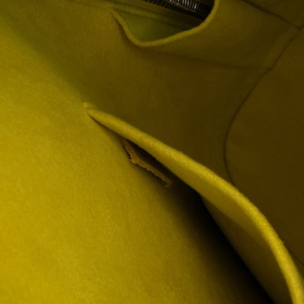 Pre-owned Louis Vuitton Epi Alma PM Yellow