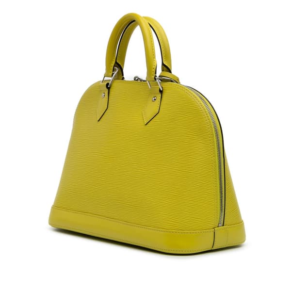 Pre-owned Louis Vuitton Epi Alma PM Yellow