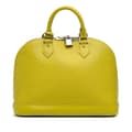 Miniatyrbillede 1 af 10: Pre-owned Louis Vuitton Epi Alma PM Yellow