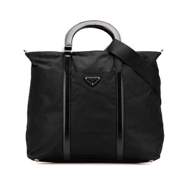 Pre-owned Prada Tessuto Satchel Black
