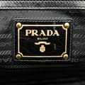 Miniatyrbilde 5 av 10: Pre-owned Prada Vitello Shine Satchel Black