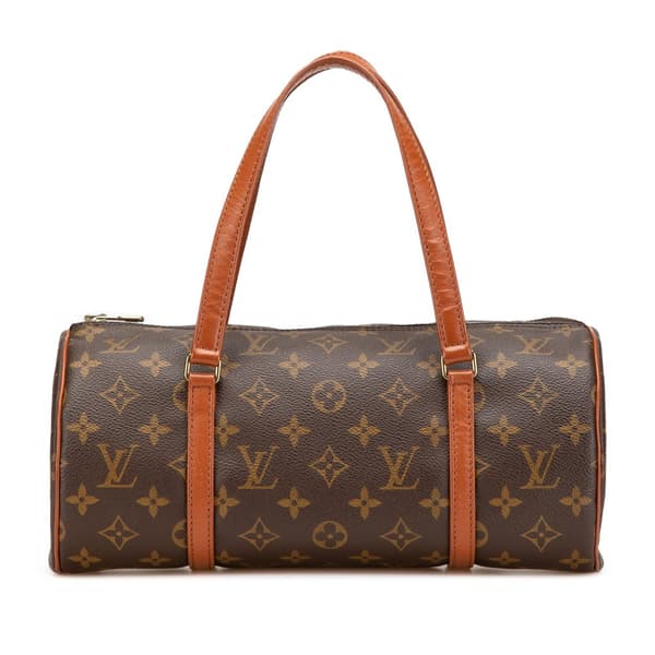 Pre-owned Louis Vuitton Monogram Papillon 30 Brown