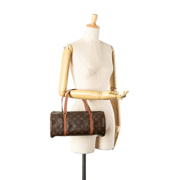 Pre-owned Louis Vuitton Monogram Papillon 30 Brown