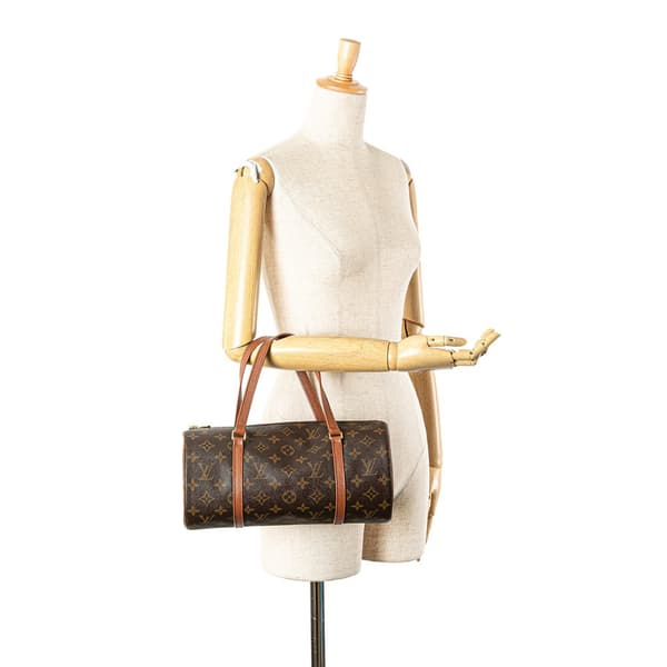 Pre-owned Louis Vuitton Monogram Papillon 30 Brown