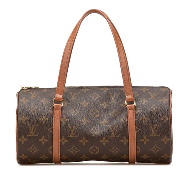 Pre-owned Louis Vuitton Monogram Papillon 30 Brown