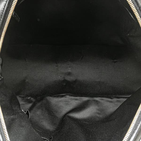 Pre-owned Yves Saint Laurent Oversized Leather Muse Handbag Black