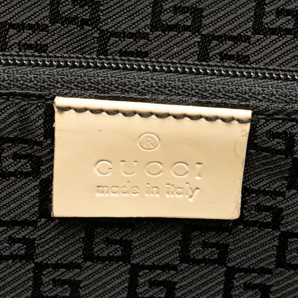 Pre-owned Gucci Patent Leather Handbag Brown