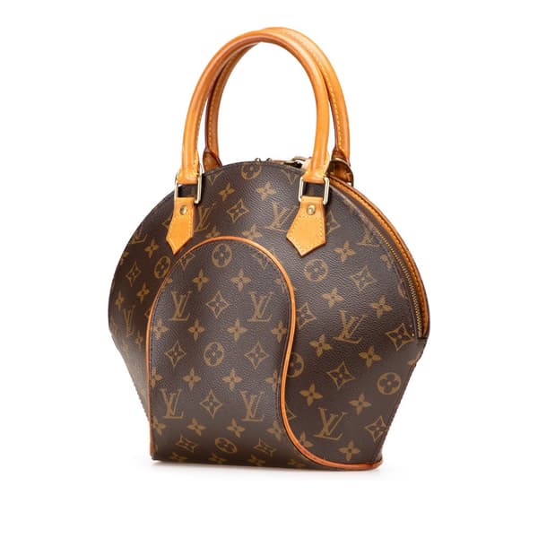 Pre-owned Louis Vuitton Monogram Ellipse PM Brown