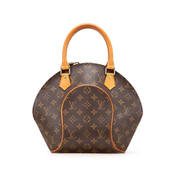 Pre-owned Louis Vuitton Monogram Ellipse PM Brown