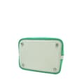 Miniatyrbild 3 av 10: Pre-owned Hermès Toile Goeland and Swift Cargo Picotin Lock 18 Green