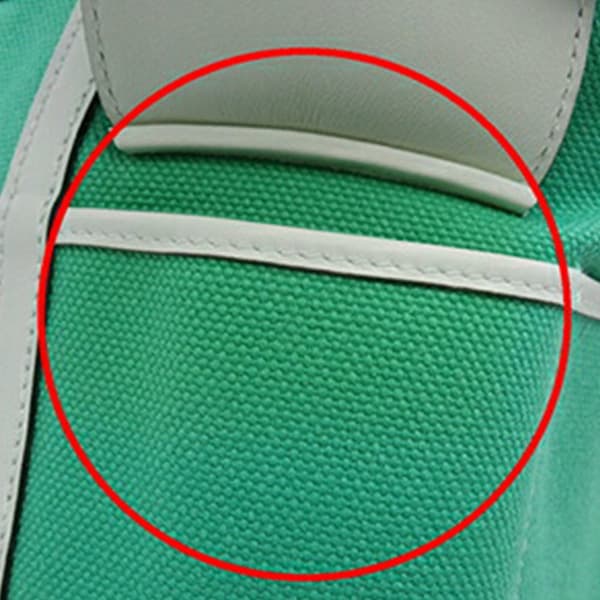 Pre-owned Hermès Toile Goeland and Swift Cargo Picotin Lock 18 Green