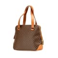 Miniatyrbillede 2 af 8: Pre-owned Celine Macadam Coated Canvas Handbag Brown