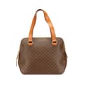Miniatyrbillede 1 af 8: Pre-owned Celine Macadam Coated Canvas Handbag Brown