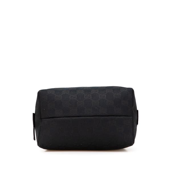 Pre-owned Gucci GG Canvas Handbag Black