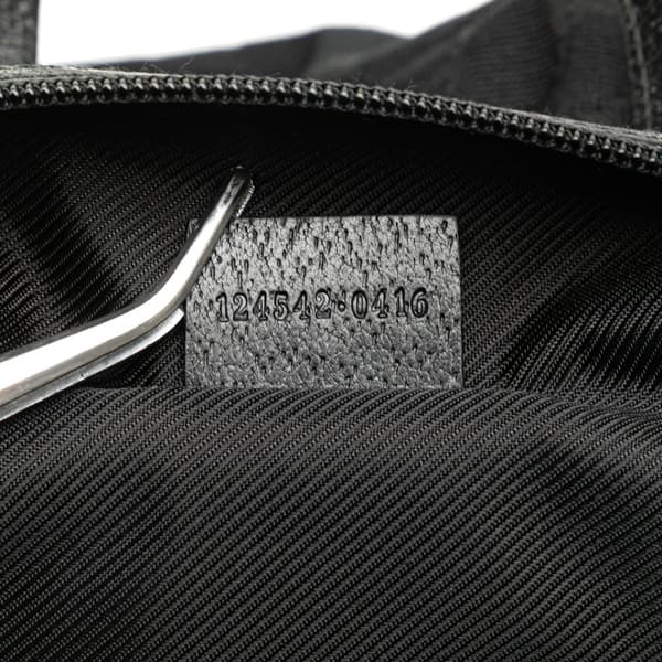Pre-owned Gucci GG Canvas Handbag Black
