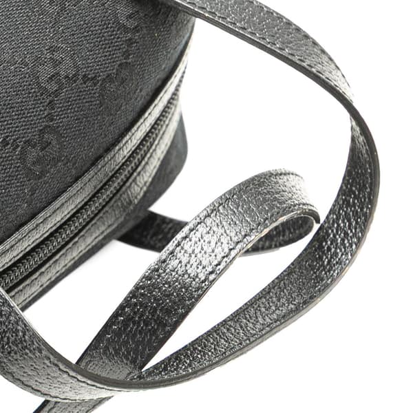 Pre-owned Gucci GG Canvas Handbag Black