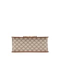 Miniatyrbilde 3 av 10: Pre-owned Gucci Small GG Supreme Horsebit 1955 Satchel Brown