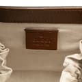 Miniatyrbilde 5 av 10: Pre-owned Gucci Small GG Supreme Horsebit 1955 Satchel Brown