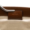 Miniatyrbilde 6 av 10: Pre-owned Gucci Small GG Supreme Horsebit 1955 Satchel Brown