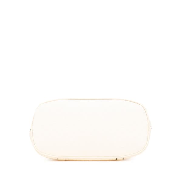 Pre-owned Gucci Mini Microguccissima Dome Satchel White